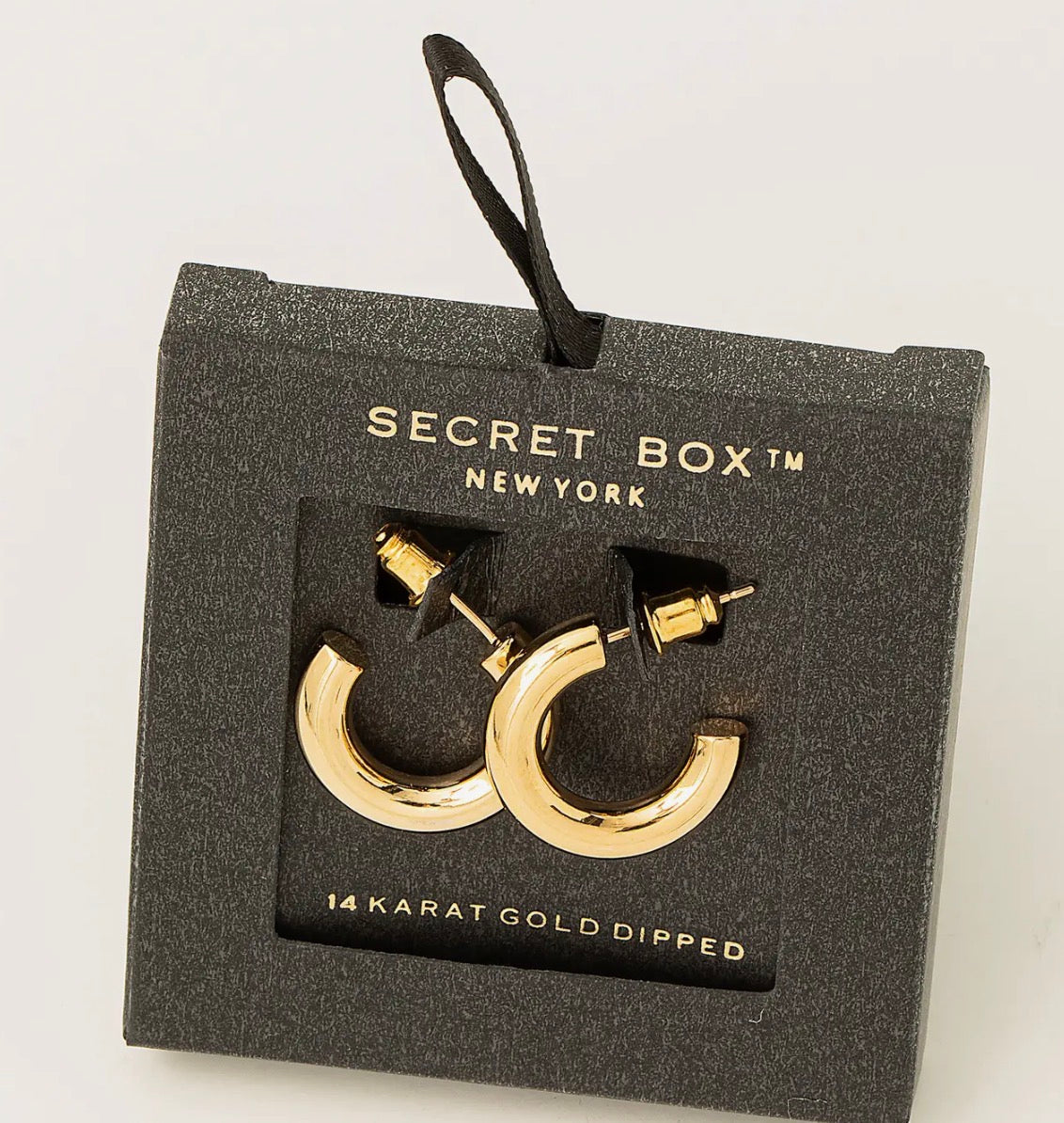 Gold dipped hoops