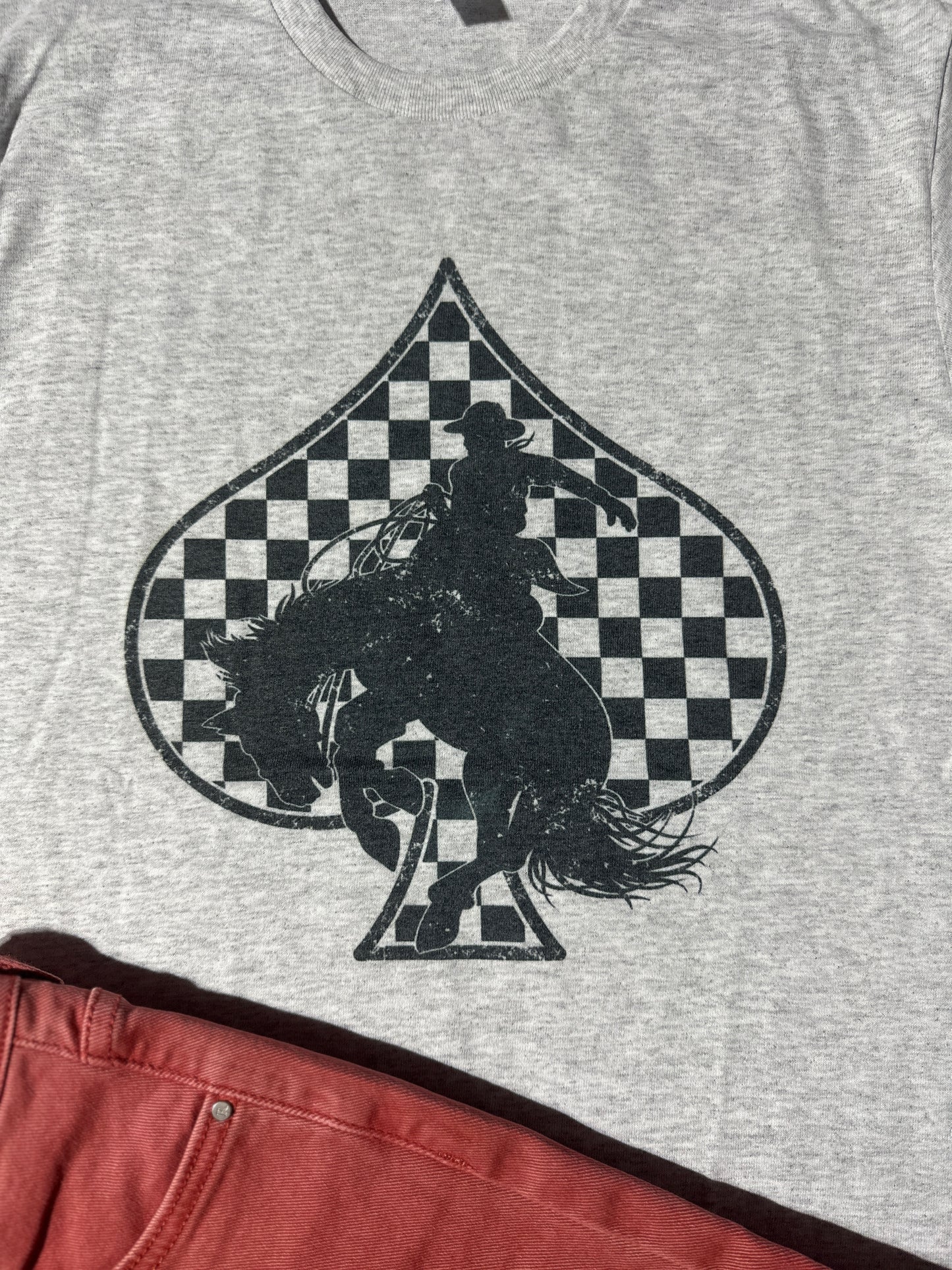 Bucking Bronco Spade Tee