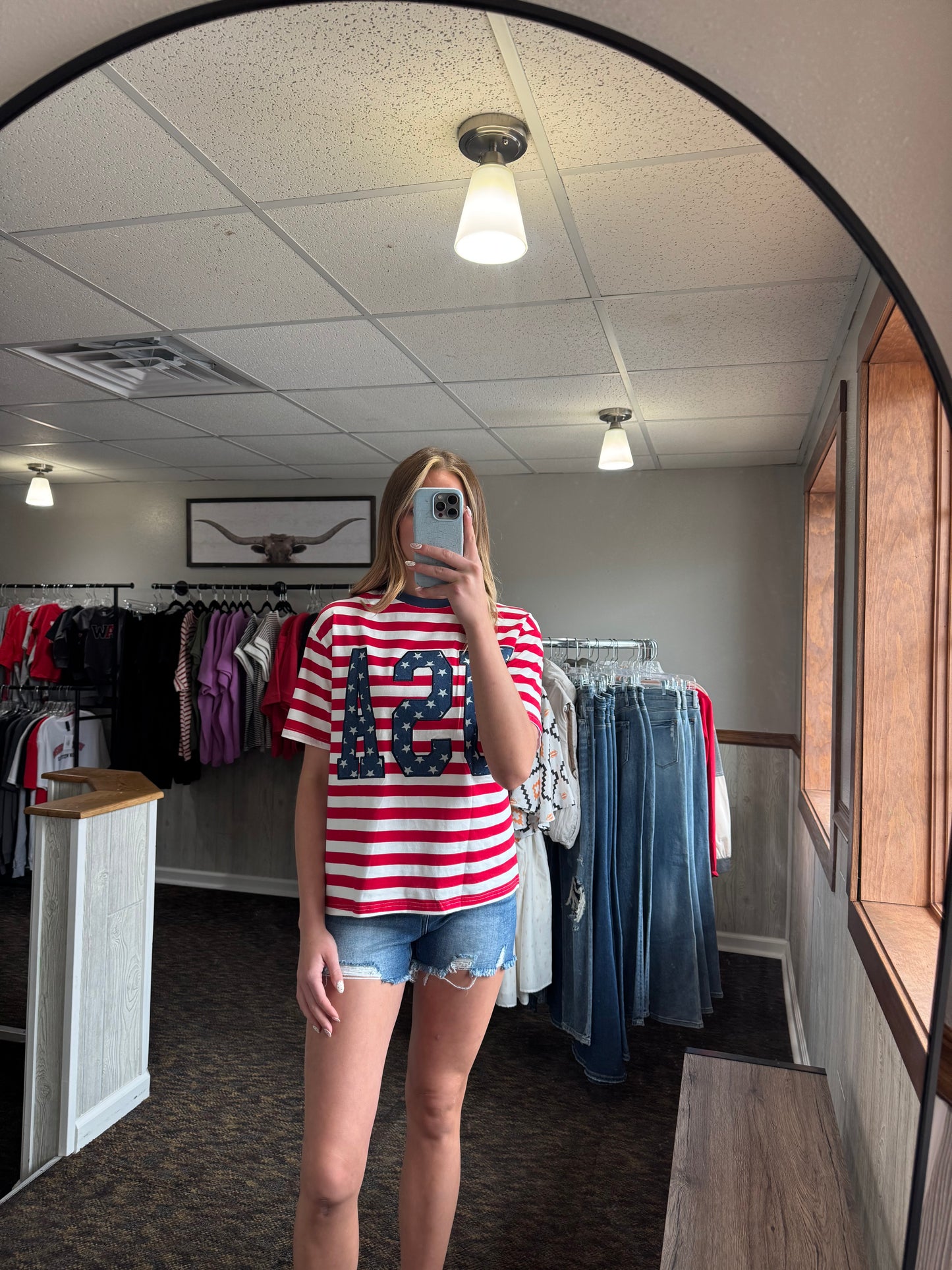 USA Patchwork Tee