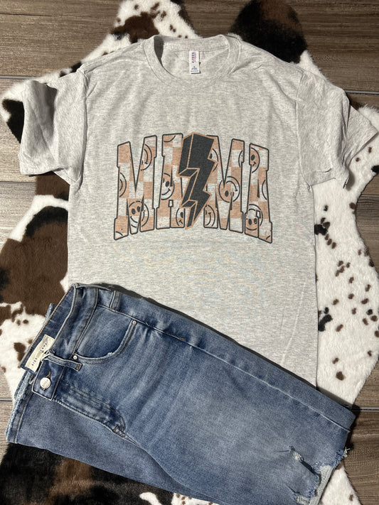 Mama Smiley Bolt Tee