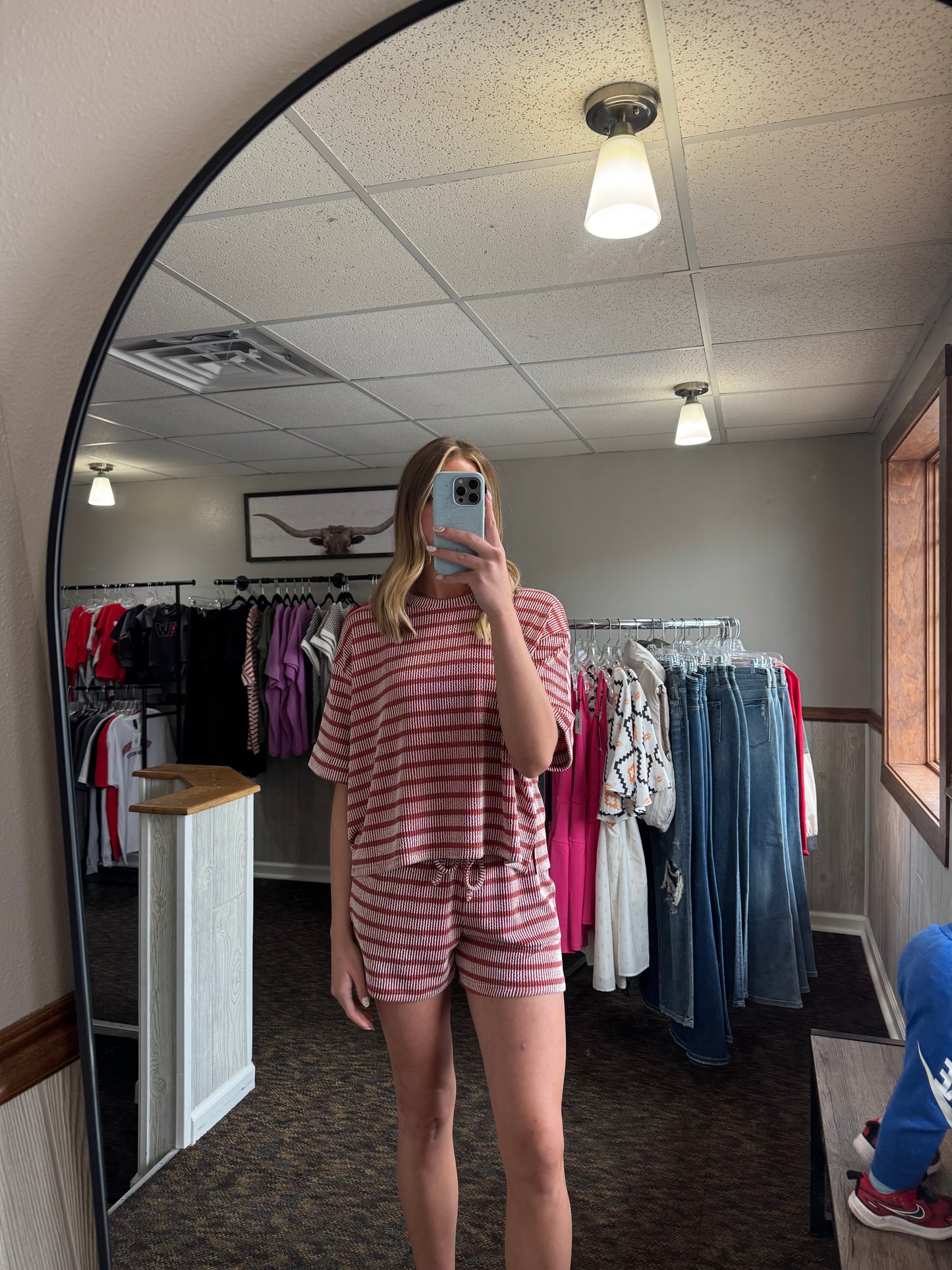 Rust Striped Set