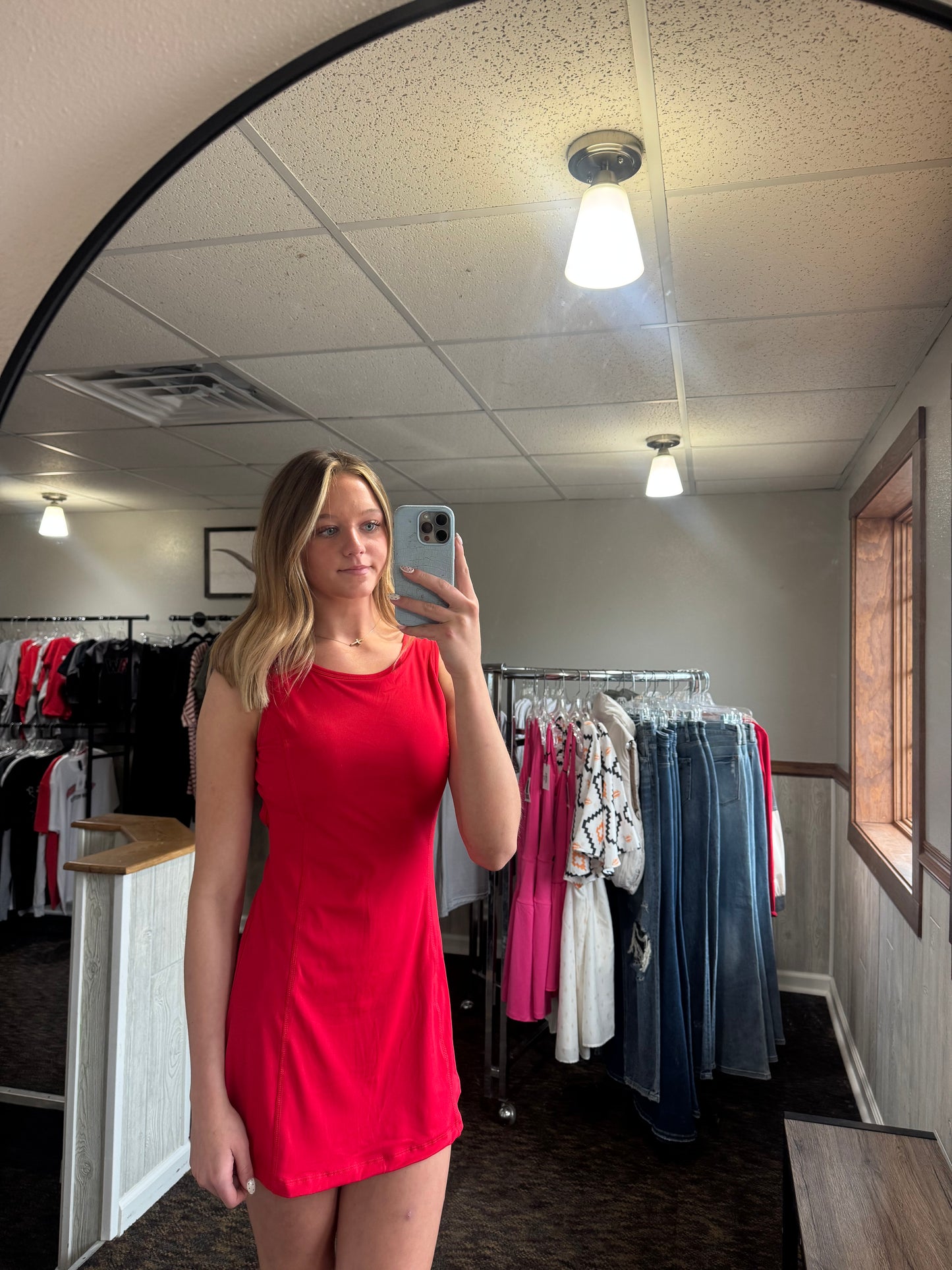 Red Workout Dress