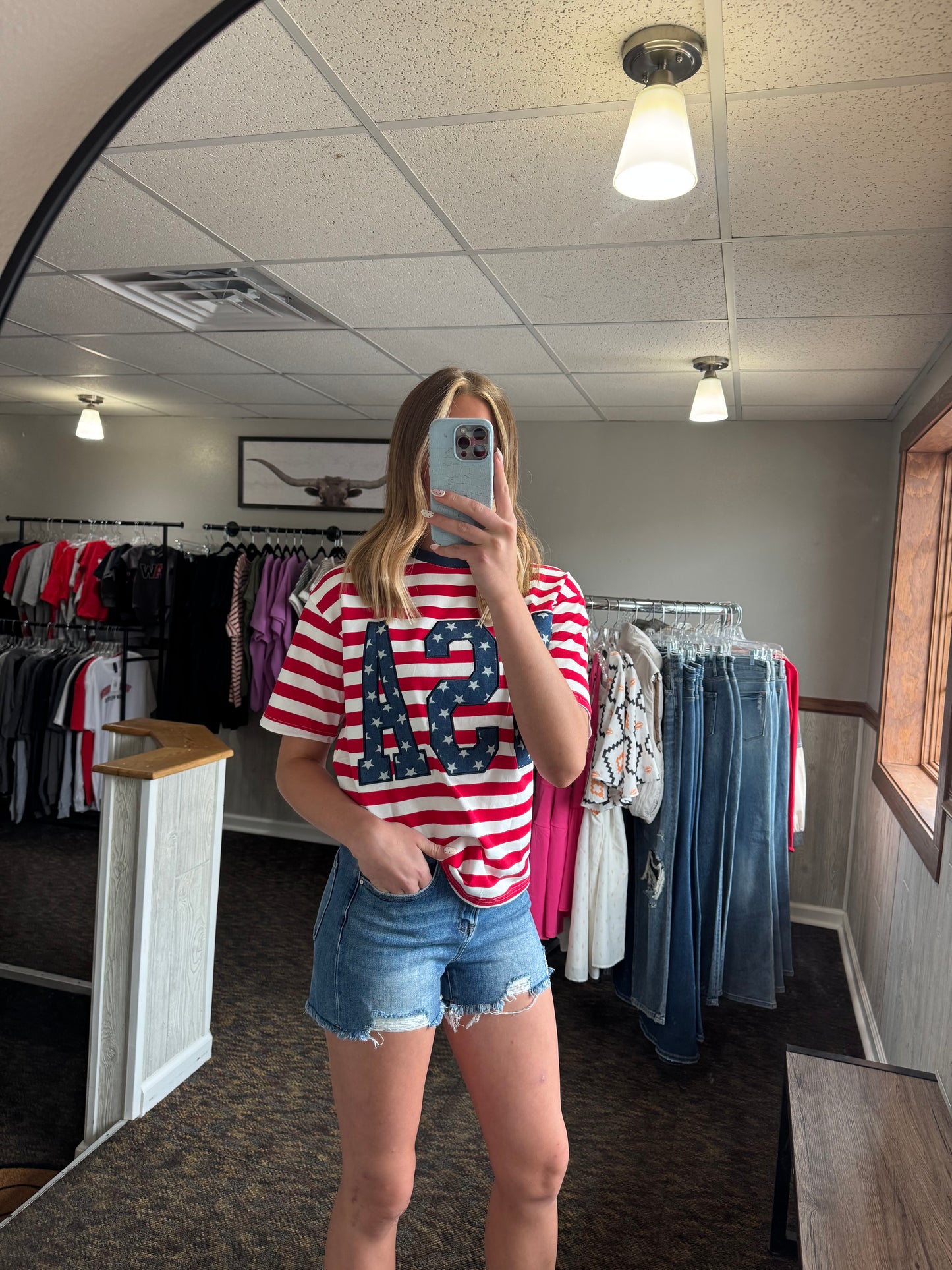 USA Patchwork Tee