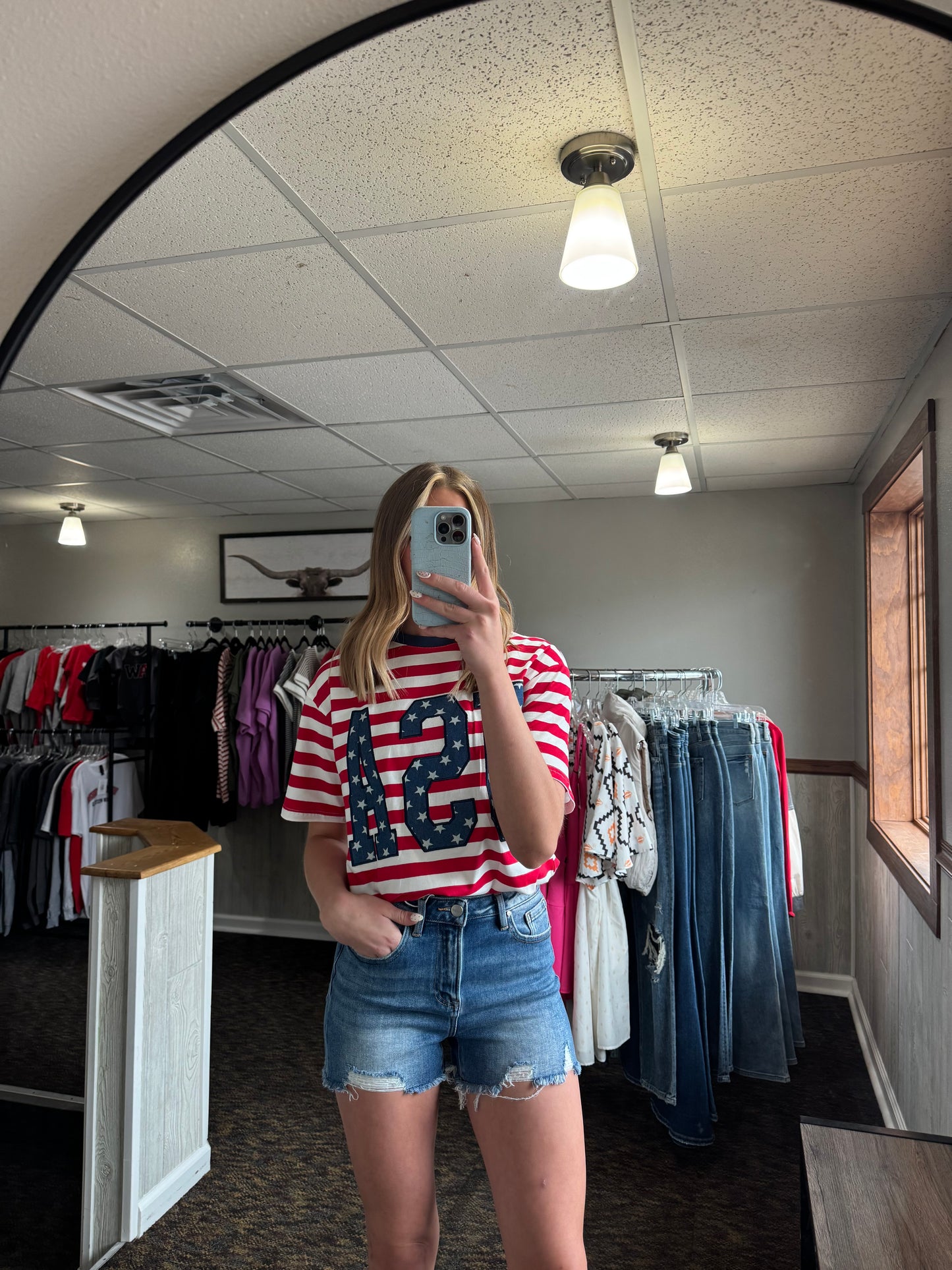 USA Patchwork Tee
