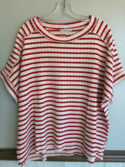 Stripe Hi-Low Tee