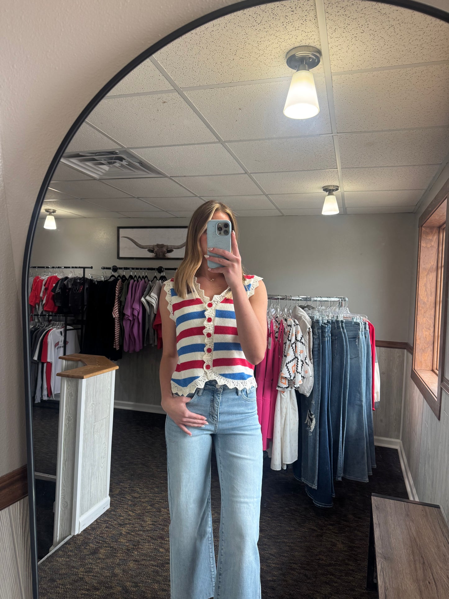 Red White Blue Vest