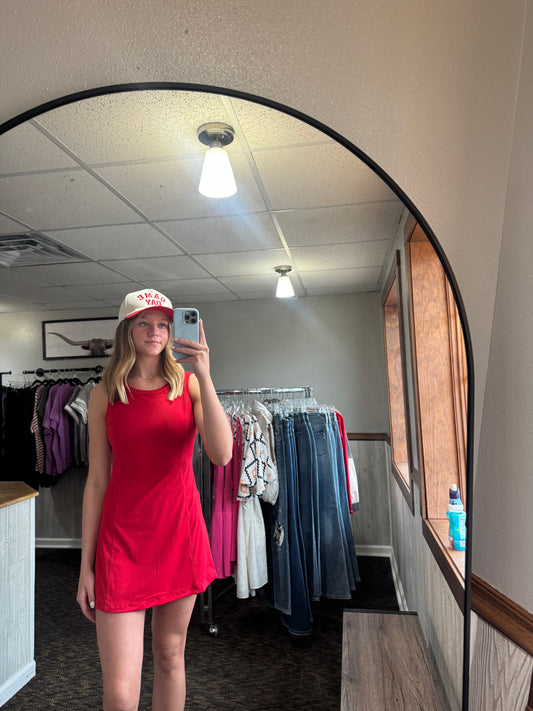 Red Workout Dress
