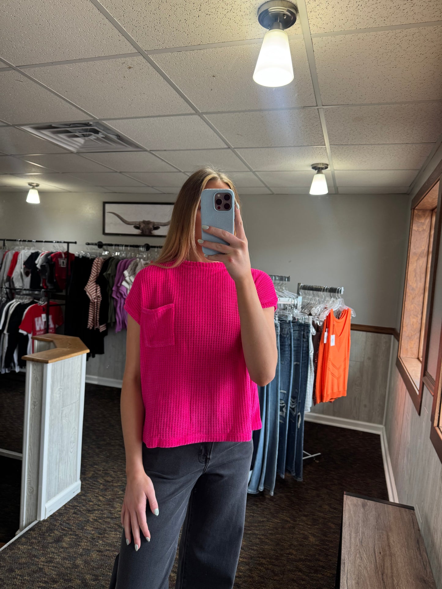 Pink Cap Sleeve Sweater