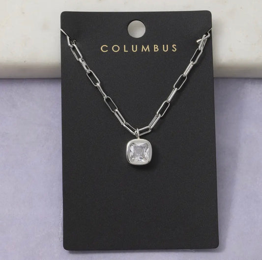 Bezel Necklace