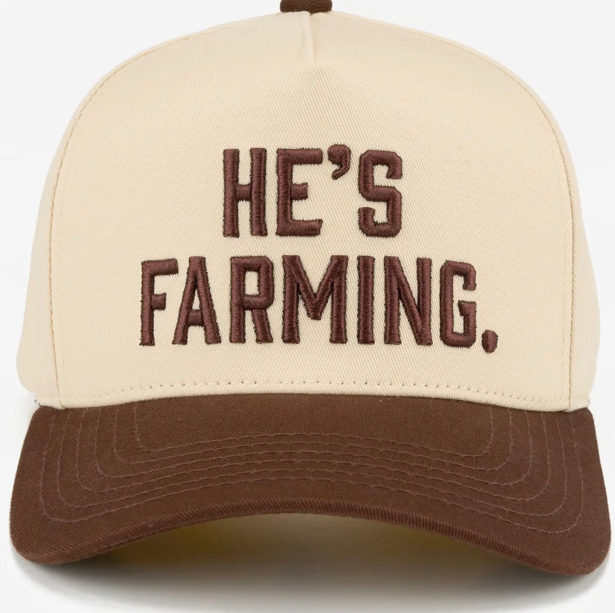 He’s farming hat