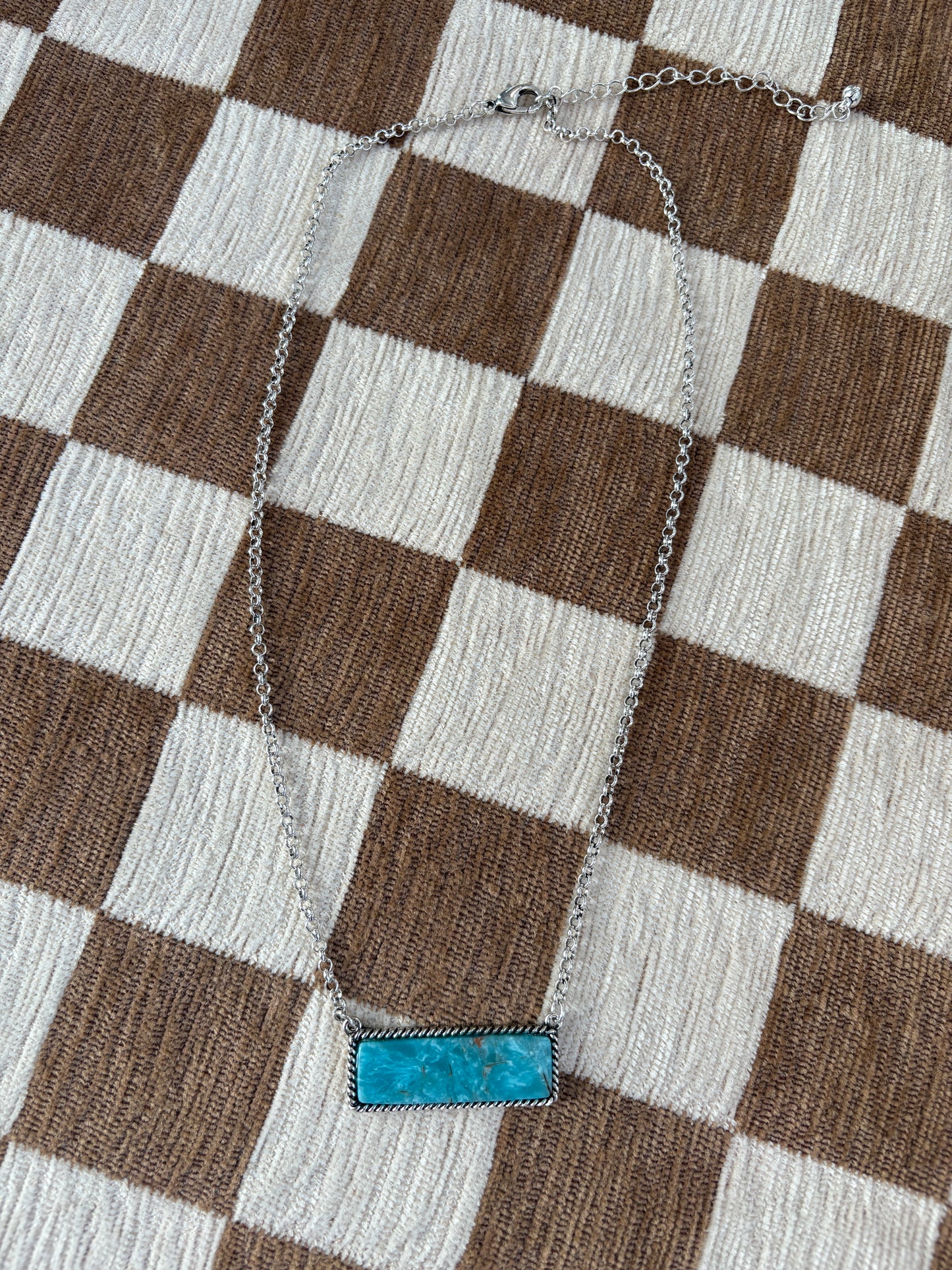 Stone Bar Necklace