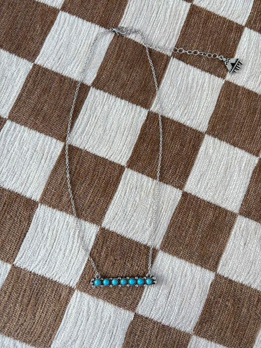 Beaded Bar Necklace