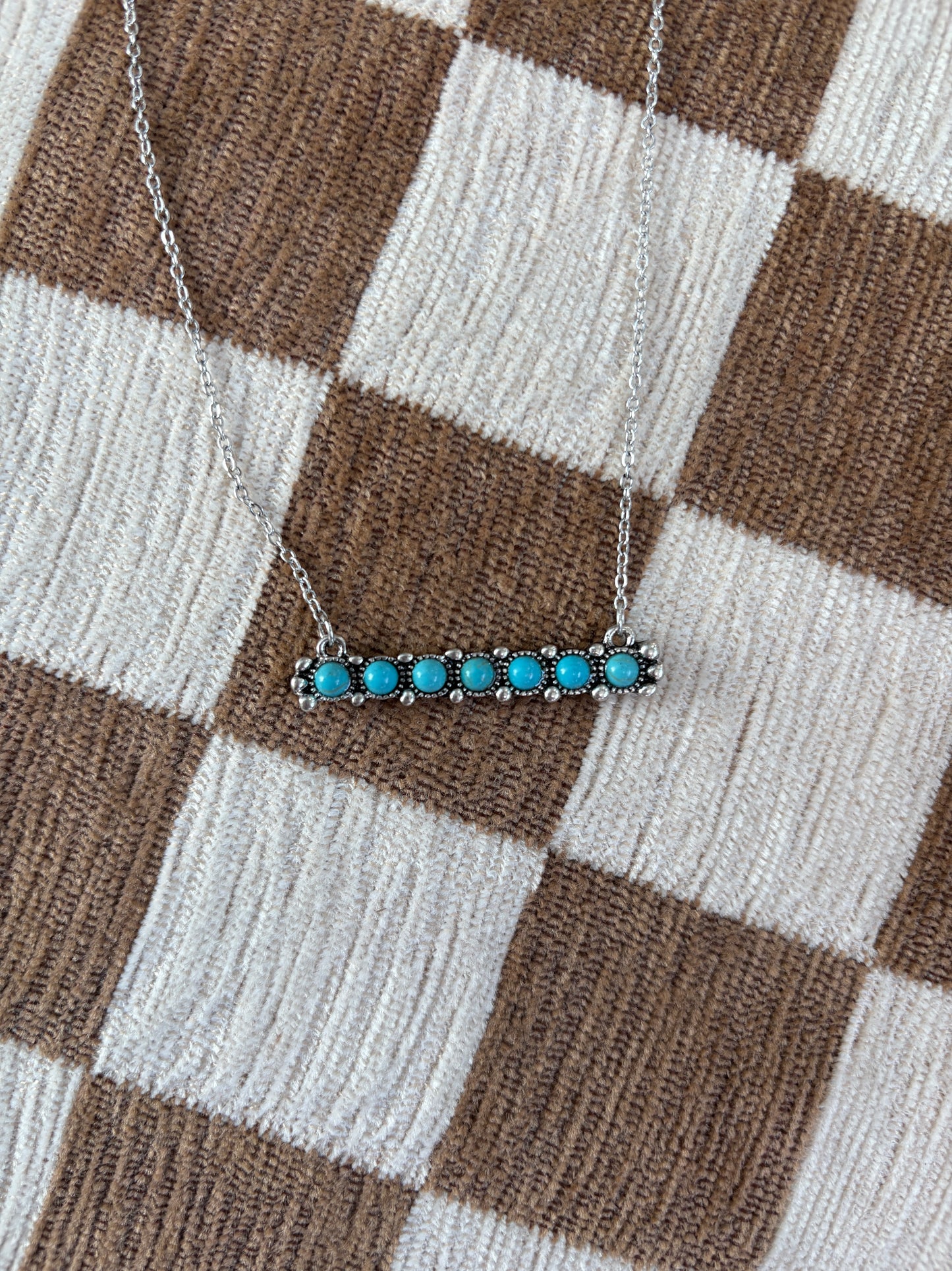 Beaded Bar Necklace