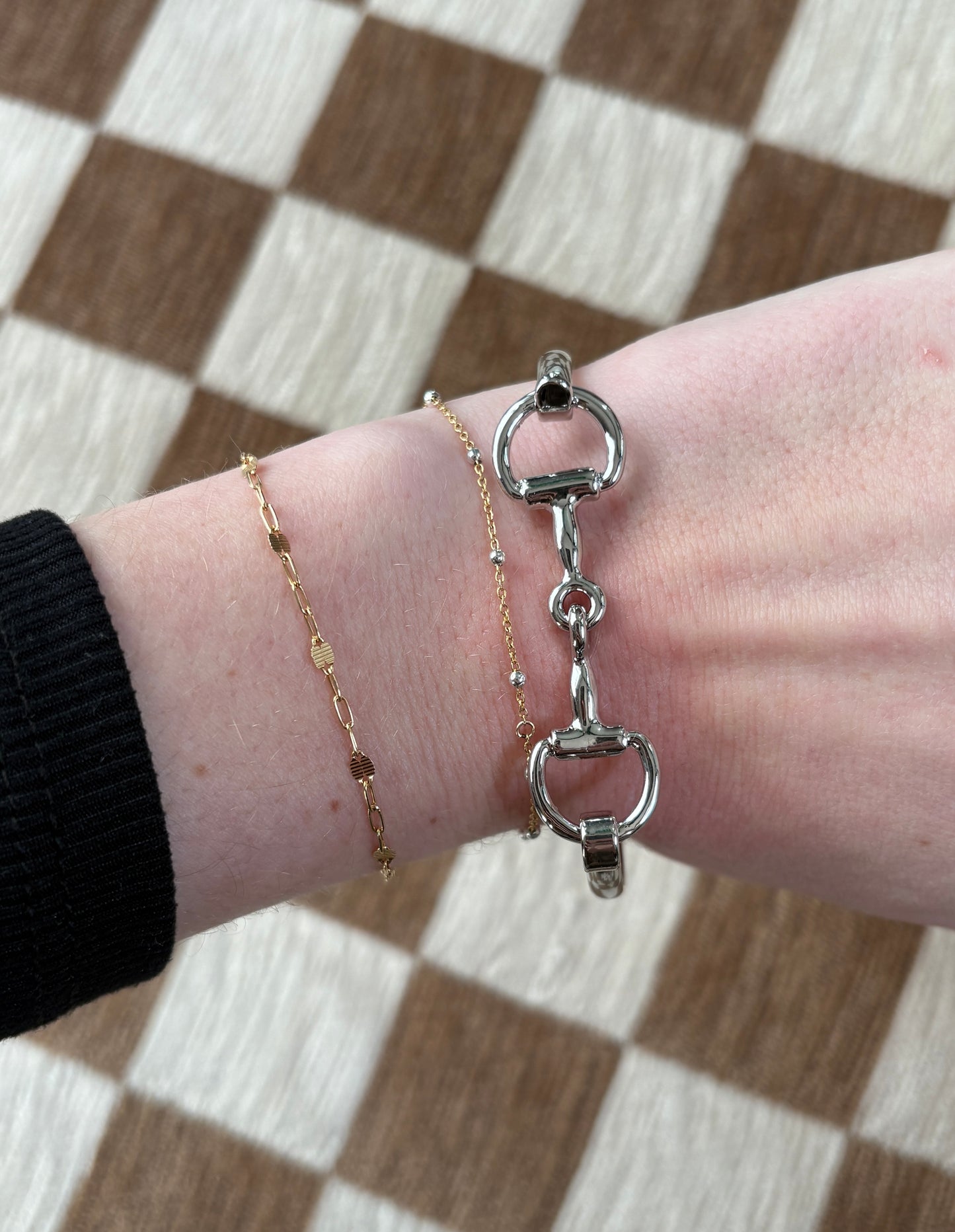 Silver Bit Bracelet