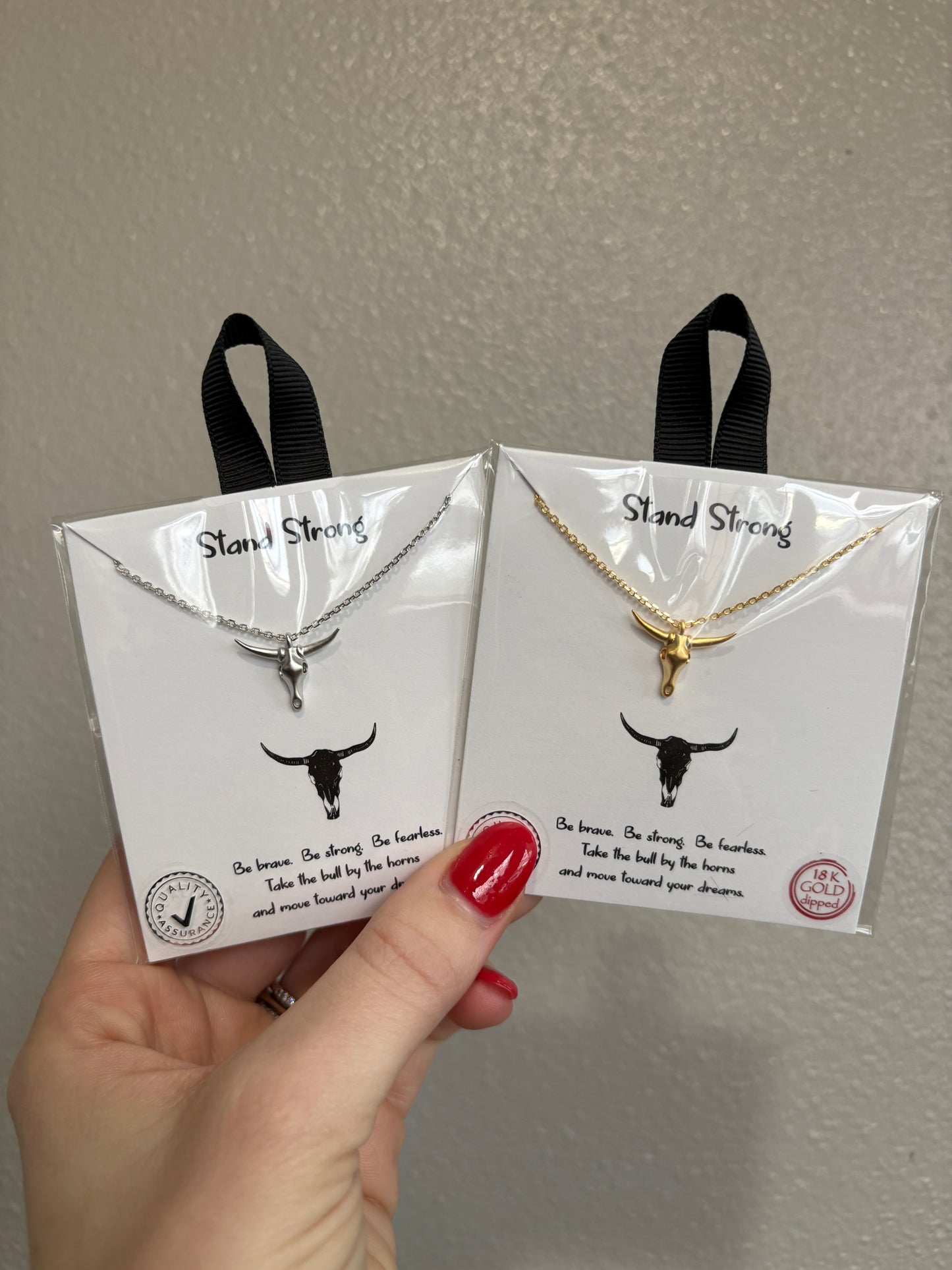 Longhorn Pendant Necklace