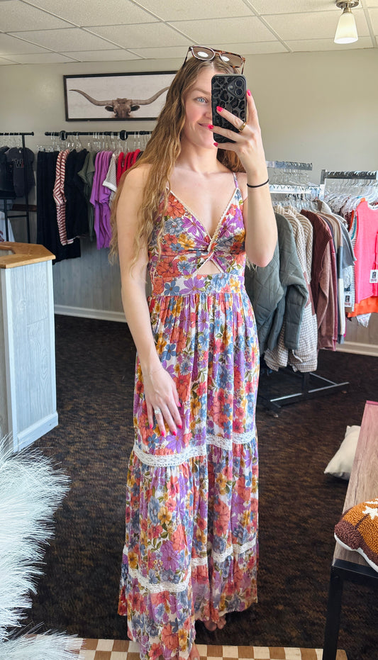 Long Floral Dress