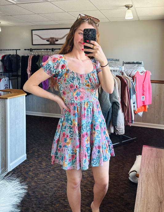 Short Floral Dress