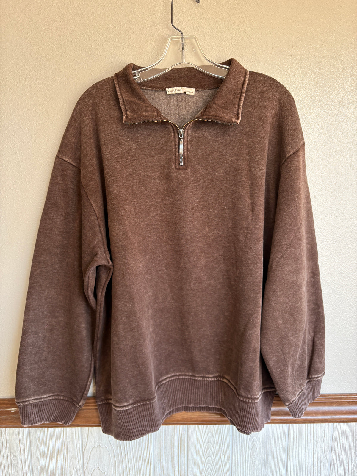 Plus Size- Chocolate Pullover