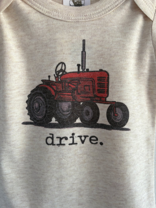 "Drive" Red Onesie